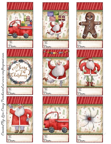 2019 Christmas tags sheet 1