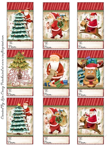 2019 Christmas tags sheet 5a