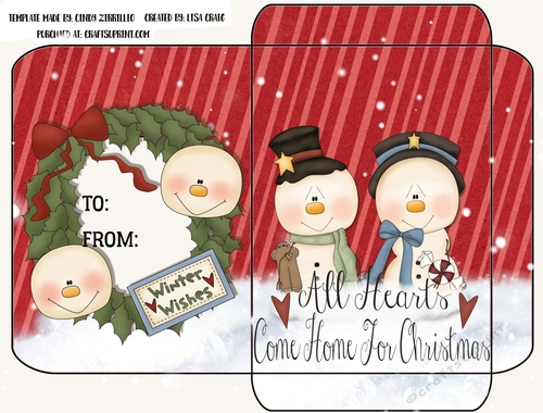 2019 Christmas Gift Card Envelope 3