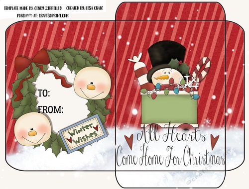 2019 Christmas Gift Card Envelope 4
