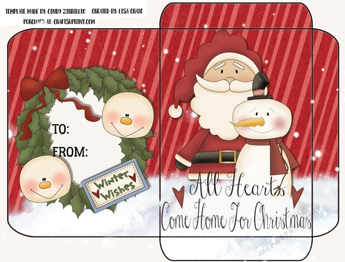 2019 Christmas Gift Card Envelope 5