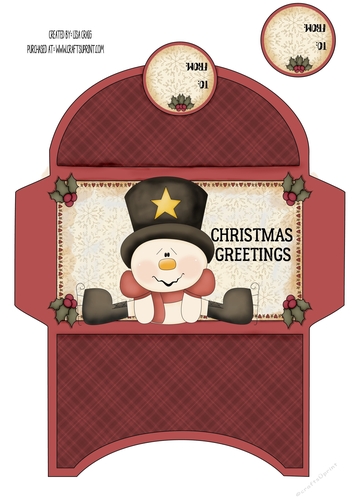 2019 Christmas Money Envelope 12