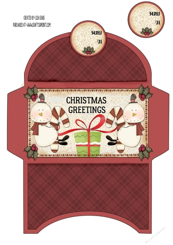 2019 Christmas Money Envelope 21