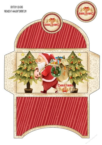 2019 Christmas Money Envelope 25