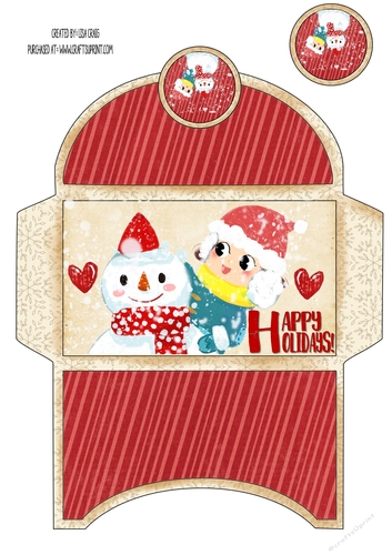 2019 Christmas Money Envelope 28