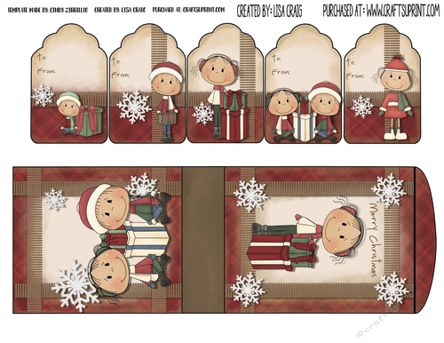 2019 Christmas Tags and Tent Card 7