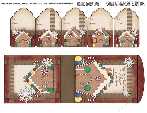 2019 Christmas Tags and Tent Card 10