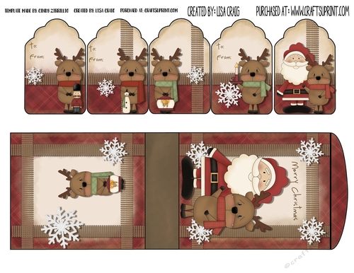 2019 Christmas Tags and Tent Card 11