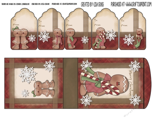 2019 Christmas Tags and Tent Card 14