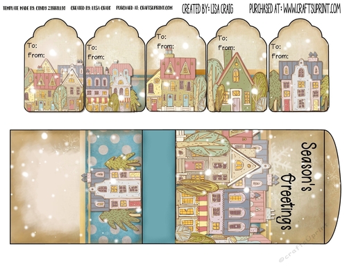 2019 Christmas Tags and Tent Card 20