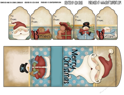 2019 Christmas Tags and Tent Card 21