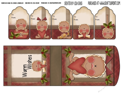 2019 Christmas Tags and Tent Card 22