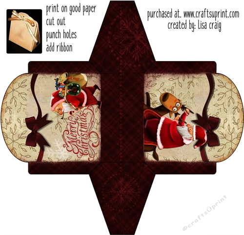 2019 Christmas Folded bag 4
