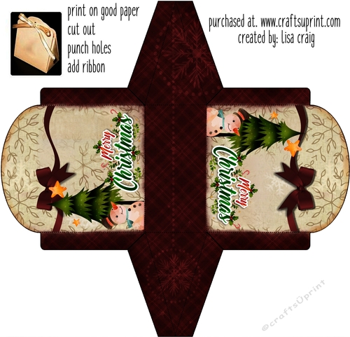 2019 Christmas Folded bag 5