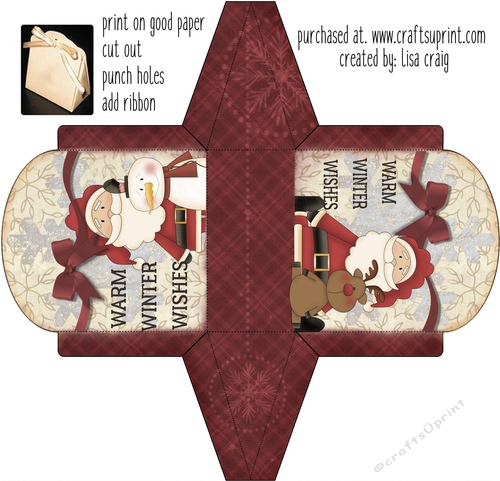 2019 Christmas Folded bag 13