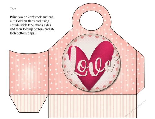 2020 Valentines Day Gift tote