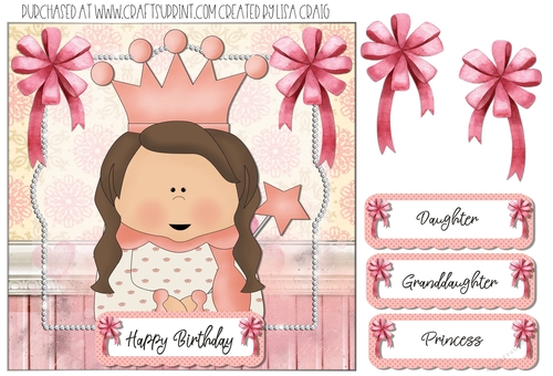 Happy Birthday Princess Card