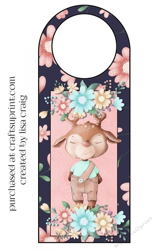 Reindeer Christmas Door Hanger 2