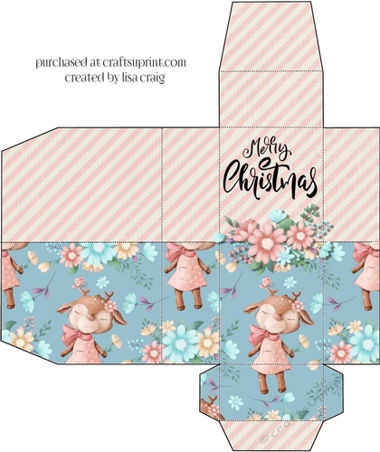 Reindeer Christmas Box2