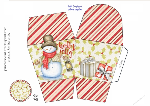 Snowy Gift Box 1