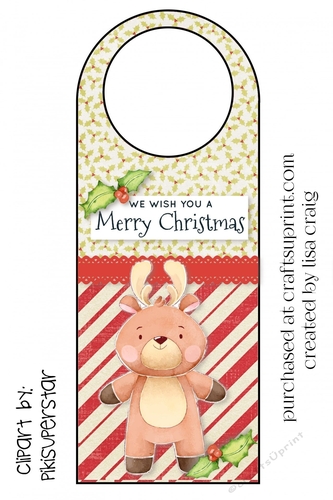 Reindeer Door Hanger 1