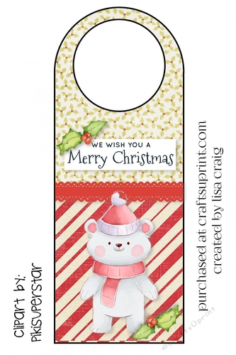 Bear Door Hanger 1