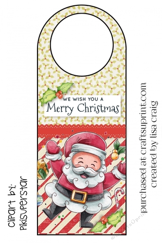 Santa Door Hanger 2