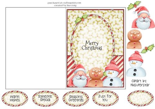 Snowy Trio Card Front 1