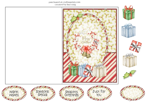 Christmas gifts Card Front 1