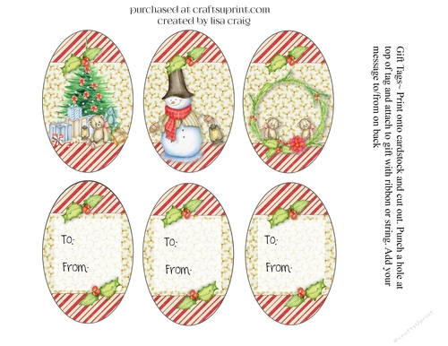 Snow friends tags