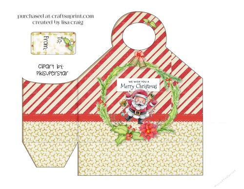 Santa Tote and Tag1
