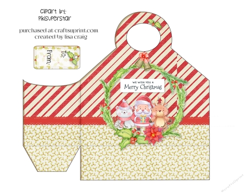Snowy Trio Tote and Tag 1
