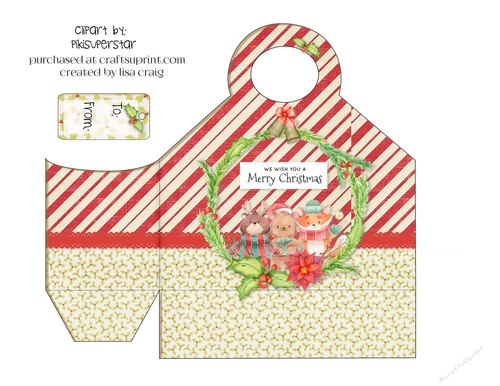 Snowy Trio Tote and Tag 3