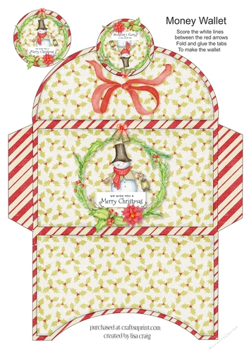 Snowy Friends Money Wallet 1