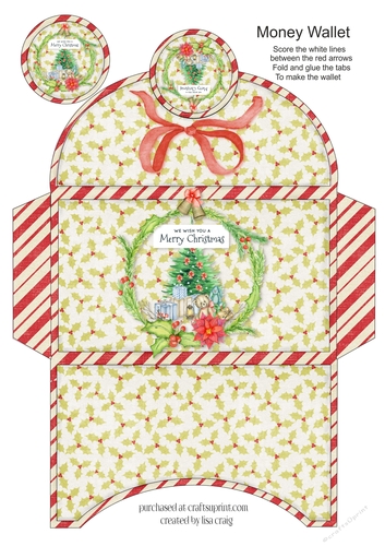 Snowy Friends Money Wallet 3