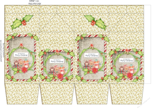 Snowy Friends Milk Carton 1