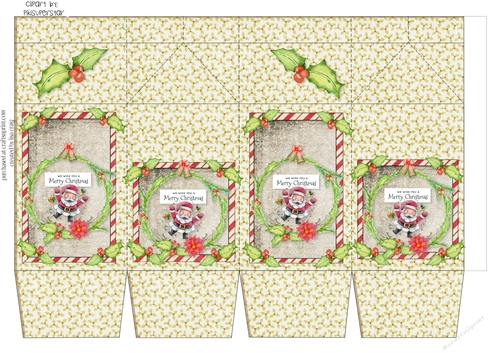 Snowy Friends Milk Carton 2