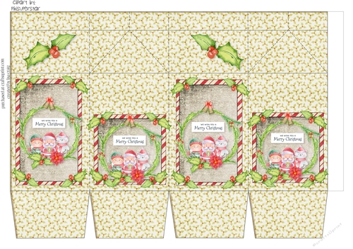 Snowy Friends Milk Carton 3