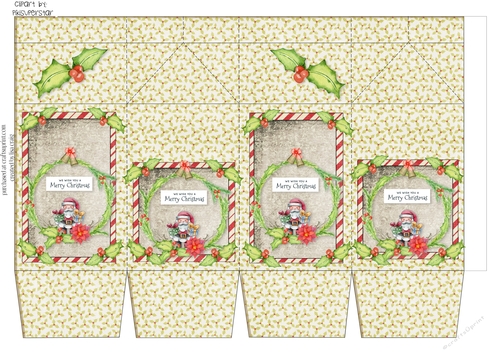 Snowy Friends Milk Carton 4