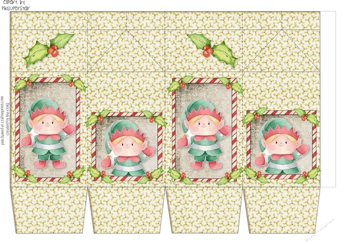 Snowy Friends Milk Carton 9