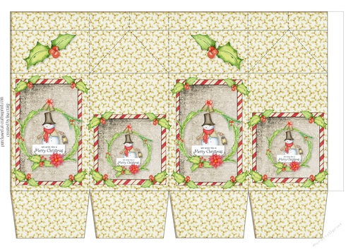 Snowy Friends Milk Carton 11