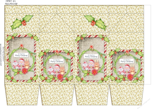 Snowy Friends Milk Carton 14