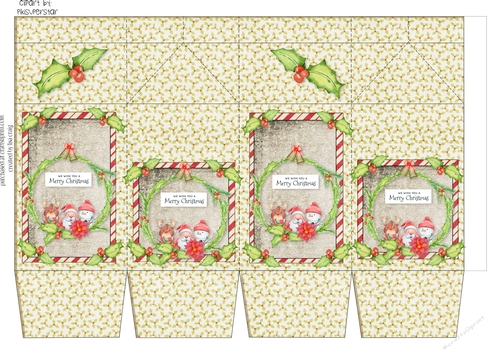 Snowy Friends Milk Carton 15