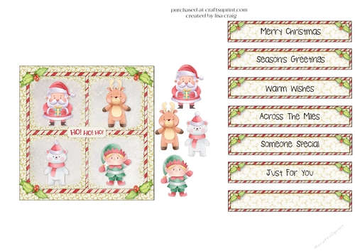 Christmas friends Mini Kit 1