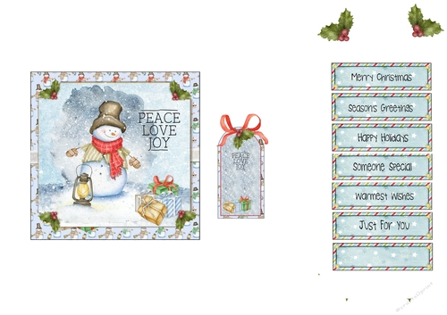 Peace Love Joy Mini Kit 6