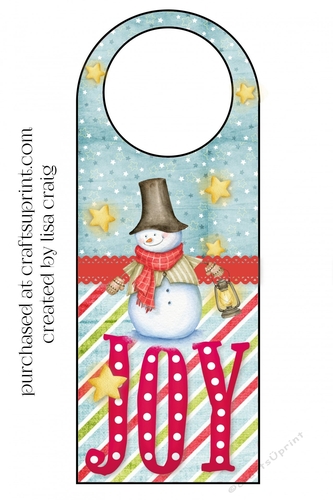 Snowman Door Hanger 1