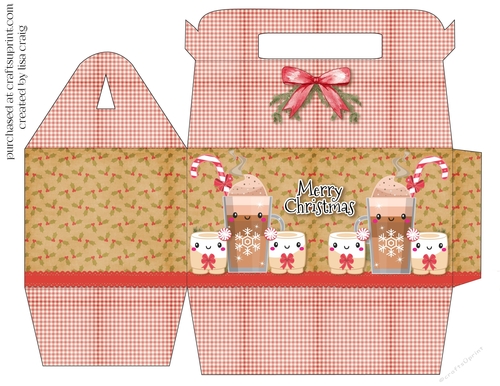 Frappuccino Christmas Gable Box