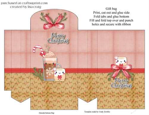 Frappuccino Christmas Gift bag
