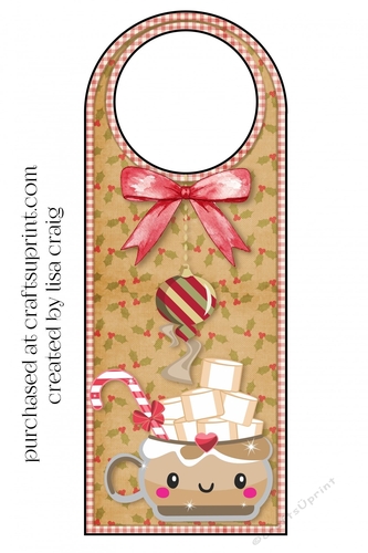 Hot Cocoa Door Hanger