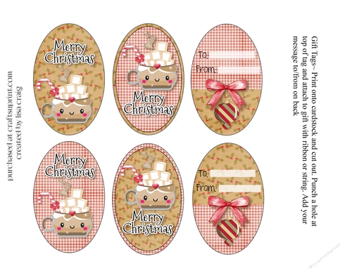 Hot Cocoa Gift Tags